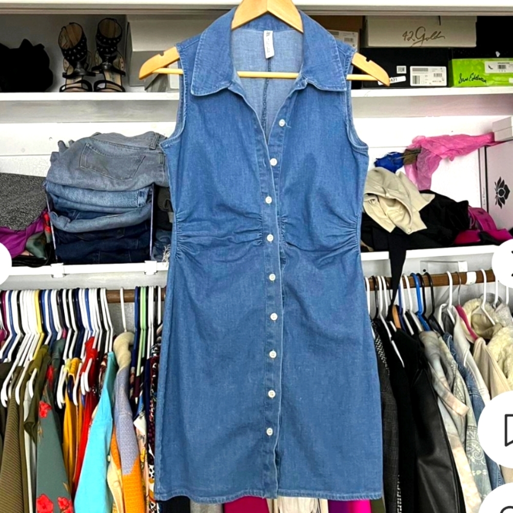 Zara denim dress size S